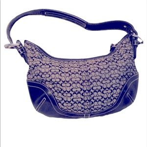 Coach Mini Canvas Hobo Bag